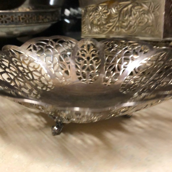 LOVELACE Silver Filigree Candy Dish - Picture 7 of 7